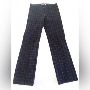 Betabrand Plaid Yoga Dress Pants